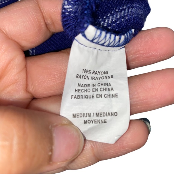 Rails Short Sleeve Button Down Top Size Medium - Picture 7 of 8